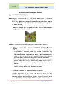 MONITOREO DE POBLACIONES DE PLANTAS Y ANIMALES