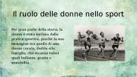 Il ruolo delle donne nello sport