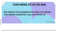 Bài PP về doanh nghiệp Samsung