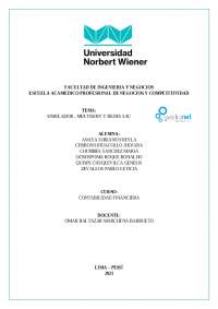 informe financiero del simulador gestionet