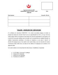 En la fábrica de cementos CEMENTOS  S.A, existe una planta antigua en donde se prepara las