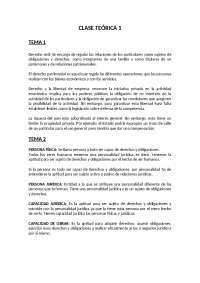 RESUMEN INTRODUCCION AL DERECHO CIVIL PATRIMONIAL TEMA 1 Y 2