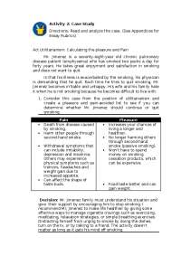 Bioethics Nursing Activities