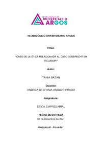 Etica Empresarial casos de etica empresarial