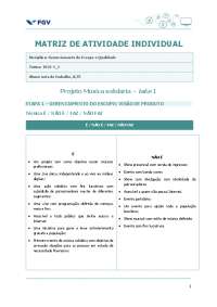 Gerenciamento do Escopo e Qualidade: Exercícios e Análise de Caso