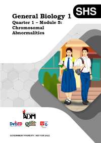 Chromosomal Abnormalities: A High School Biology Module