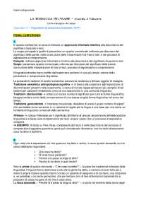 Riassunto cap 4,7,8,9 "La semantica dei frame" di Fillmore - Semiotica