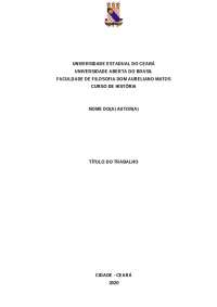 trabalho de conclusao de curso