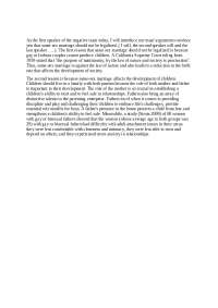 debate about same sex married