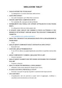Eirsaf TABLET 200h (Uso didattico del Tablet)