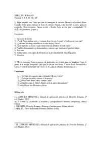 ROMAN LAW, PRACTICE ACTIVITY