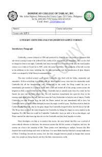 LANGUAGE ANALYIS FORMAT