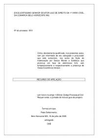 Recurso de Apegação a Causa de Danos Morais e Estéticos: Análise de Direitos e Fatos