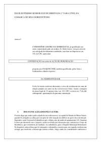 Contestação a Ação de Indenização: Análise da Responsabilidade Civil do Morador