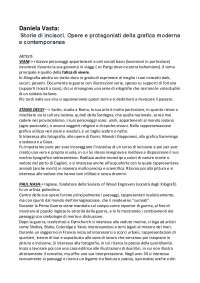 Riassunto libro Daniela Vasta Storie di incisori.