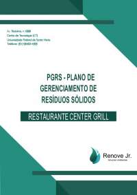 PLANO DE GERENCIAMENTO DE RESÍDUOS SÓLIDOS - RESTAURANTE
