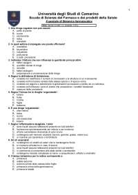2° Parziale Botanica Farmaceutica - Gruppo 5 (2021)