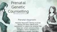 Prenatal genetic counseling