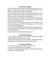 Economic Policy Questions for Chapter 3, 4 and 5