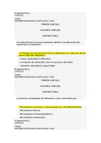 Multiple Choice Questions on Digestive and Metabolic Systems - Prof. Gumillo