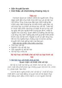 bài thuyết trinh môn xã hội học
