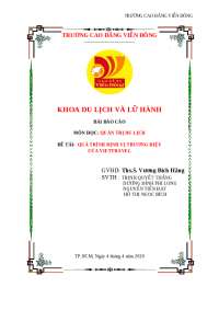 QUÁ TRÌNH ĐỊNH VỊ THƯƠNG HIỆU CỦA VIETTRAVEL