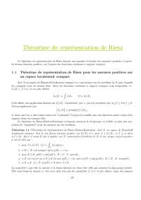 Théorème de représentation de Riesz Docsity