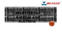 Antique Auctions Website: Objectives, Current System, and User Requirements