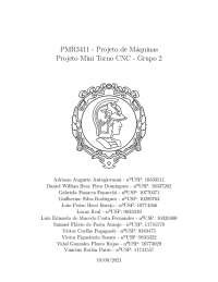 PMR3411 - Projeto de Máquinas — Projeto Mini Torno CNC - Grupo 2