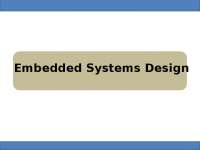 Embedded system design - Docsity
