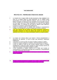 Práctica sobre Propiedades Físicas del Magma en Vulcanología