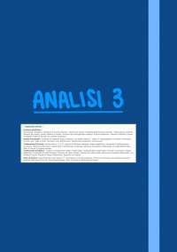 Teoria di Analisi 3 (Metodi matematici per l'ingegneria)