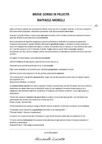 Breve corso di felicità - Raffaele Morelli [Spunti di riflessione]