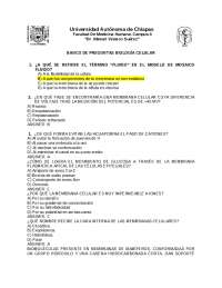 BANCO DE PREGUNTAS BIOLOGIA CELULAR