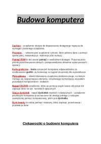 informatyka wazne klasa 1 przyda ci sie