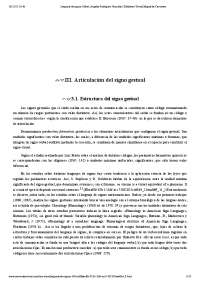 Articulación del signo gestual