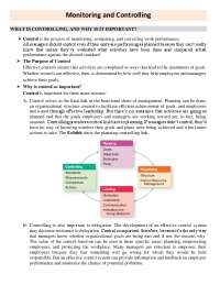 Understanding the Importance and Process of Controlling in Organizations