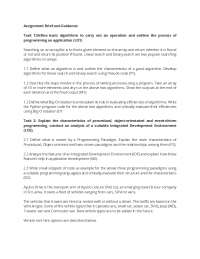 Programming and all languages - Docsity