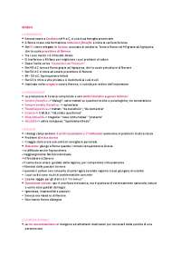 latino maturità, riassunto di tutti gli autori