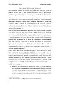 fuera, delante de la puerta