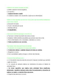 Examen infancia salud y alimentación