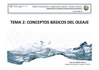 Tema 2.3 - Conceptos Básicos del Oleaje