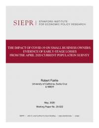 COVID-19's Impact on Small Business Owners: Early Losses from April 2020 Survey