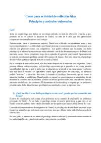 Casos de Etica en Psicologia