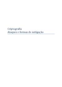 Criptografia - Ataques e formas de mitigação