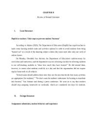 Chapter 1: practical research - Docsity