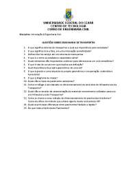 Questões sobre Geotecnia - UFC - Engenharia Civil - 2021