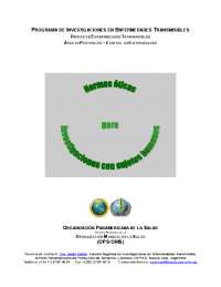Protocolo de Investigaciones en Enfermedades Transmisibles: Aspectos Éticos