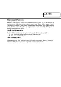 Review of Inner Classes in Java