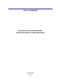 Produção Textual Interdisciplinar sobre Câncer: Patogênese e Fatores Associados